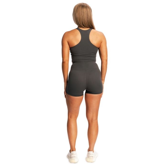 Women‘s BEAT Sports Top Charcoal - GymBeam S