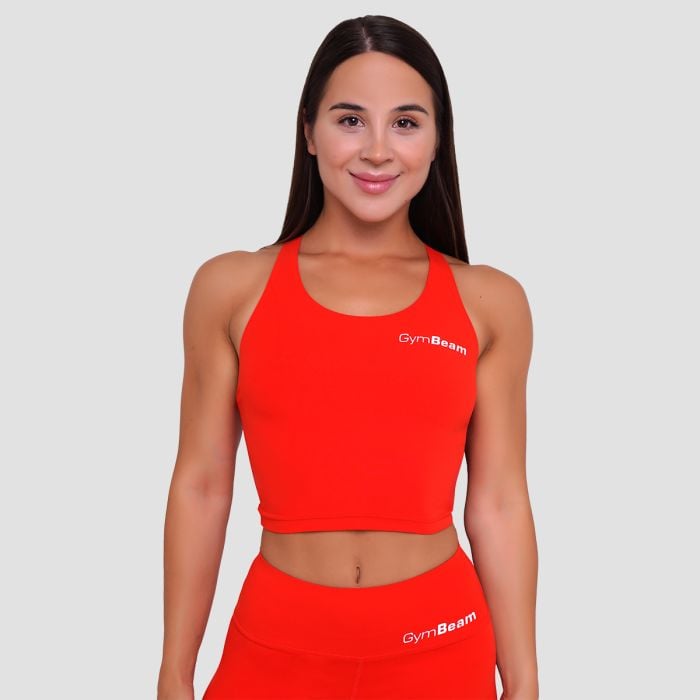 BEAT Sport-Top für Frauen in Tangerine - GymBeam XL