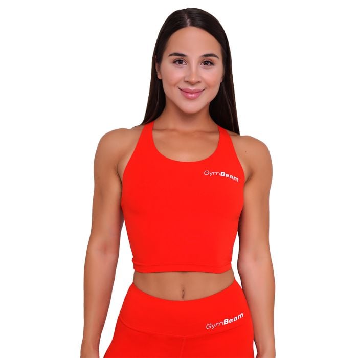 BEAT Sport-Top für Frauen in Tangerine - GymBeam XL