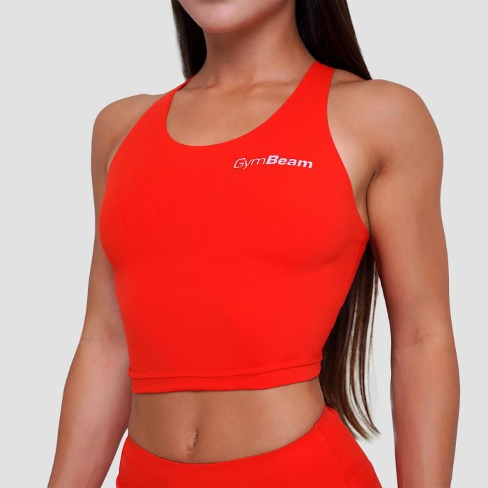 BEAT Sport-Top für Frauen in Tangerine - GymBeam XL