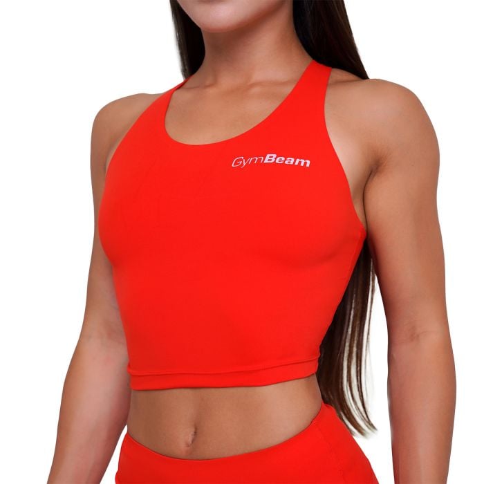 BEAT Sport-Top für Frauen in Tangerine - GymBeam XL