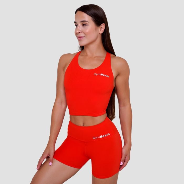BEAT Sport-Top für Frauen in Tangerine - GymBeam XL