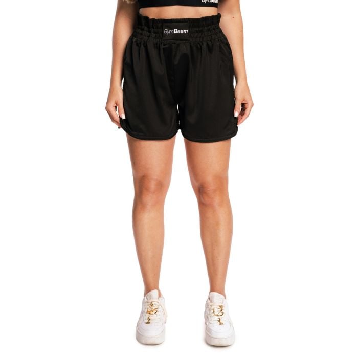 Combat Boxing Shorts für Frauen in Black - GymBeam L