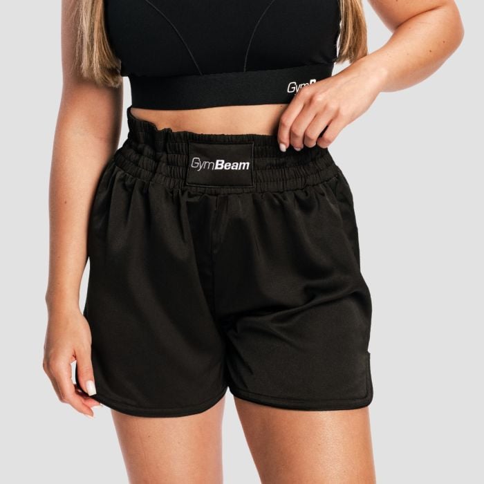 Combat Boxing Shorts für Frauen in Black - GymBeam L
