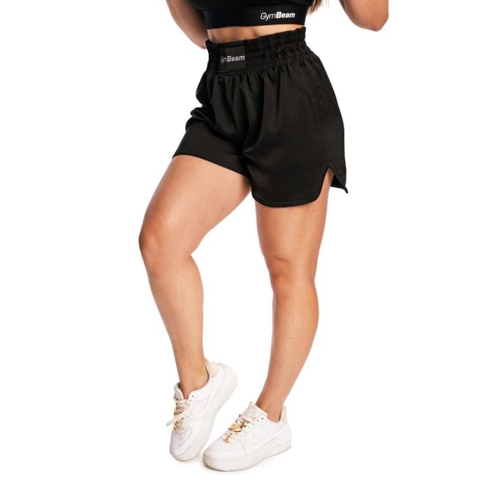Combat Boxing Shorts für Frauen in Black - GymBeam L