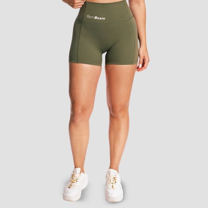 Women‘s Combat Shorts Olive Grey - GymBeam L