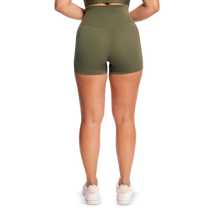 Women‘s Combat Shorts Olive Grey - GymBeam L