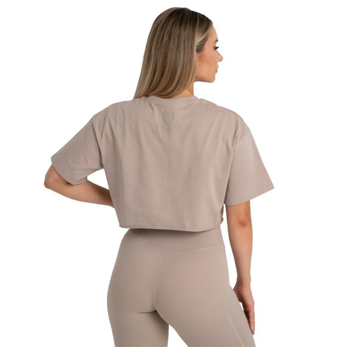 CropTop für Frauen in Taupe - STRIX L