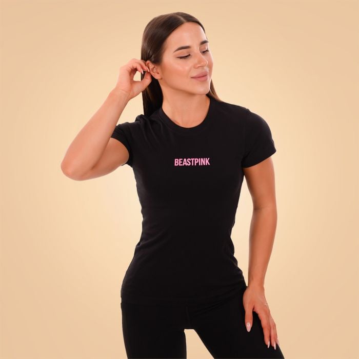 Daily T-Shirt für Frauen in Black - BeastPink XL