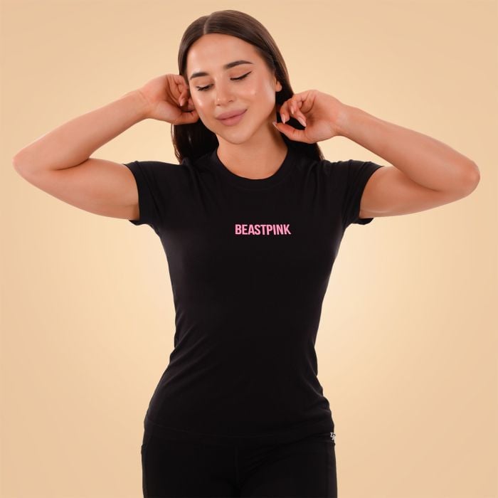 Daily T-Shirt für Frauen in Black - BeastPink XL