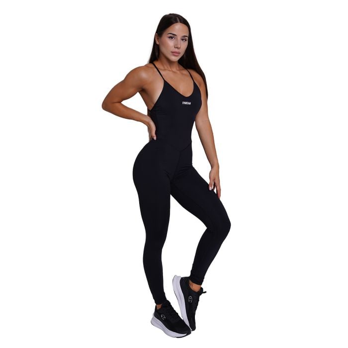 FIT Workout Jumpsuit in Black - GymBeam S