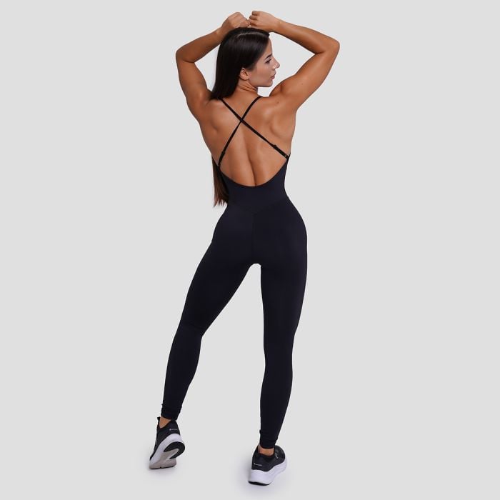 FIT Workout Jumpsuit in Black - GymBeam S