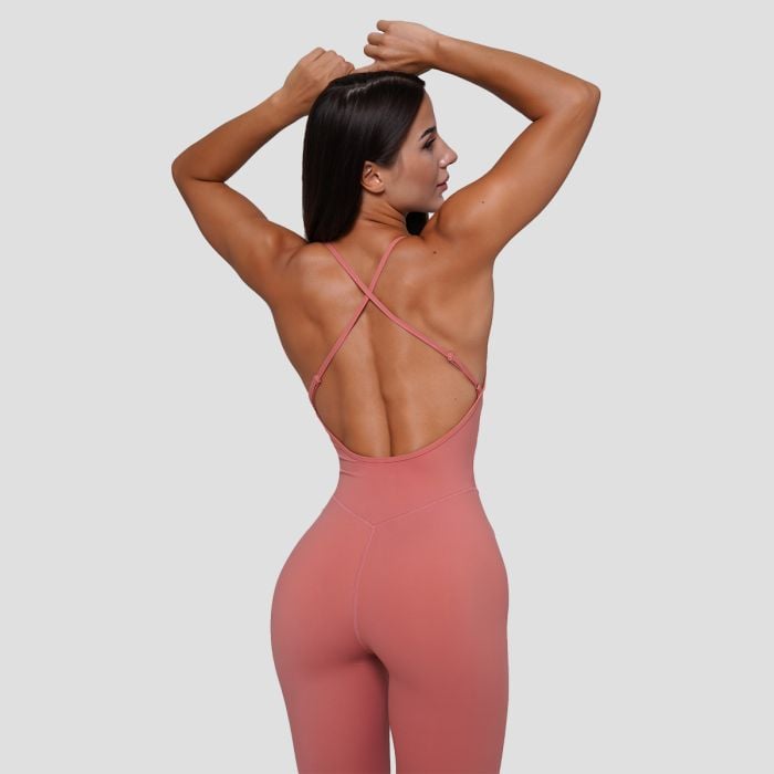 FIT Workout Jumpsuit in Salmon - GymBeam M