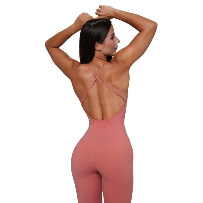 FIT Workout Jumpsuit in Salmon - GymBeam M