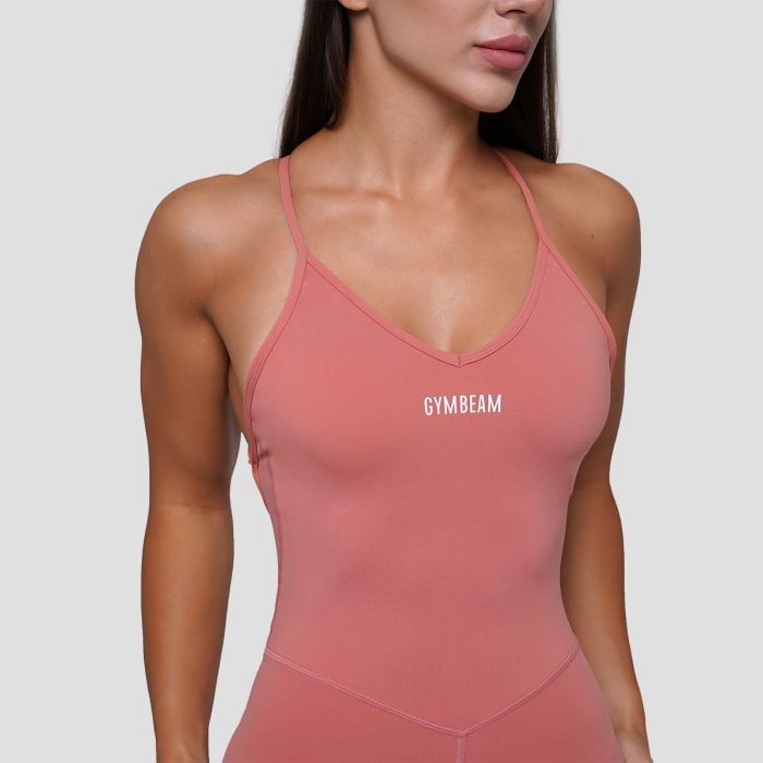 FIT Workout Jumpsuit in Salmon - GymBeam M