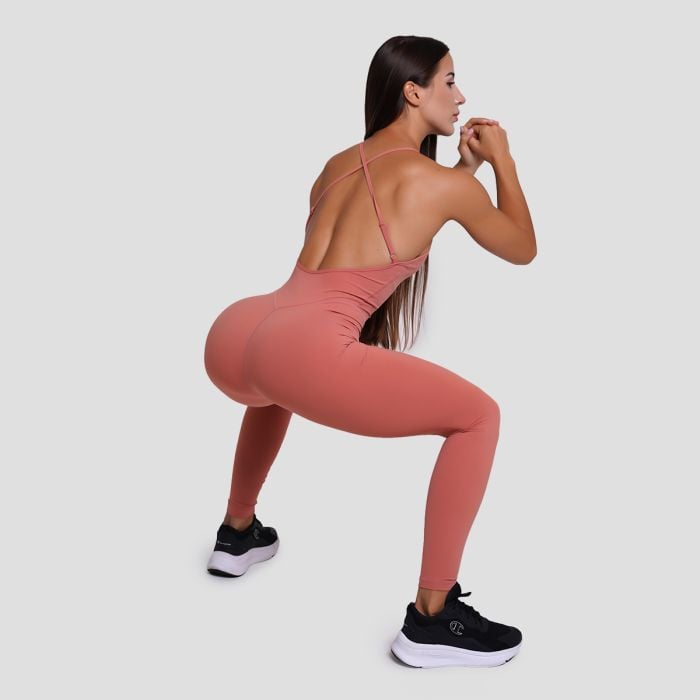 FIT Workout Jumpsuit in Salmon - GymBeam M