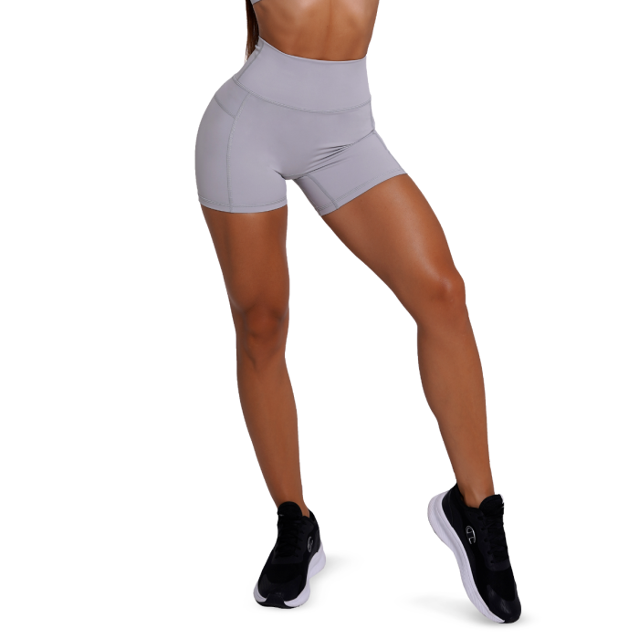 FIT Shorts für Frauen Mist Grey - GymBeam S