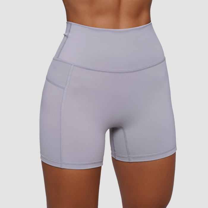 FIT Shorts für Frauen Mist Grey - GymBeam S