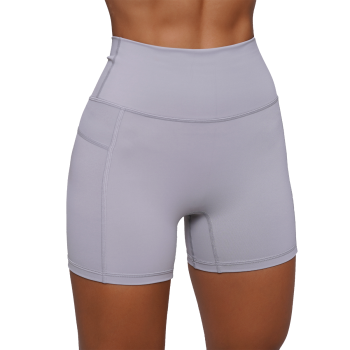 FIT Shorts für Frauen Mist Grey - GymBeam S