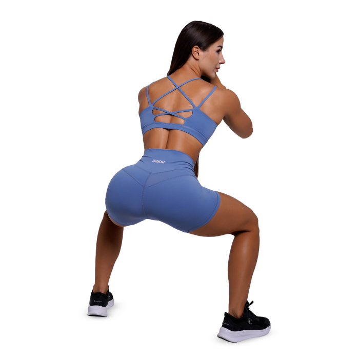 FIT Shorts für Frauen Steel Blue - GymBeam S