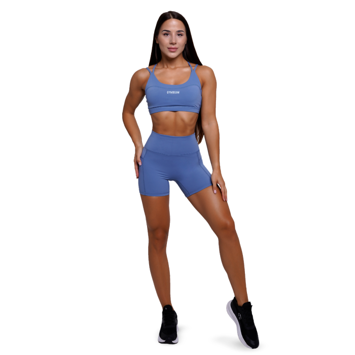 FIT Shorts für Frauen Steel Blue - GymBeam S