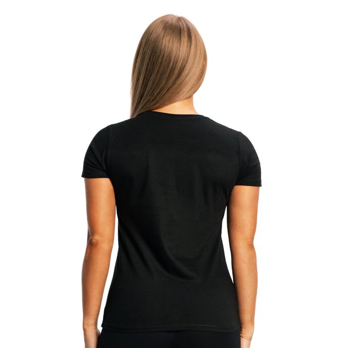 Women's Fitness T-shirt Black - GymBeam S