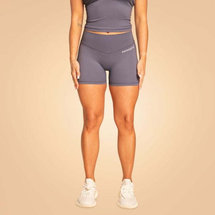 Grace Shorts in Granite - BeastPink L