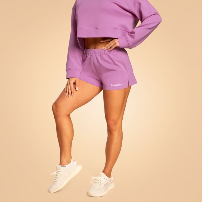 Women‘s Grace Sweatshorts Purple - BeastPink XL