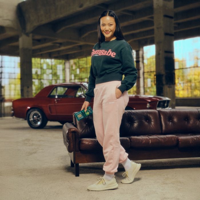 Pullover GymBabe für Frauen in Forest - GymBeam L