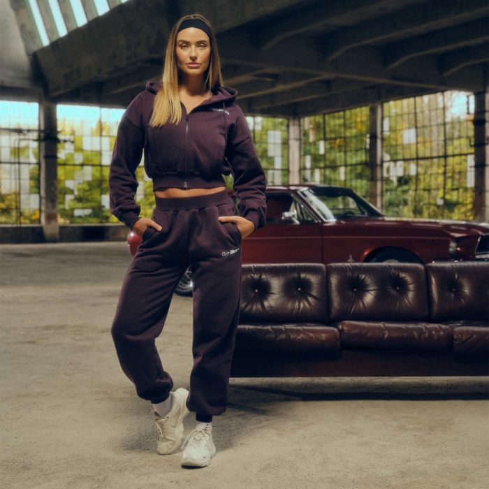 Women‘s Base Zip Up Hoodie Eclipse - GymBeam M