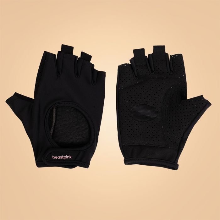 Hyper Fitness-Handschuhe für Frauen Black – BeastPink L