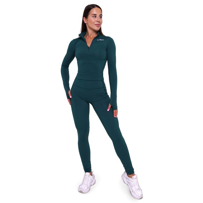 Ignite Sport-Top für Frauen in Dark Green - GymBeam L
