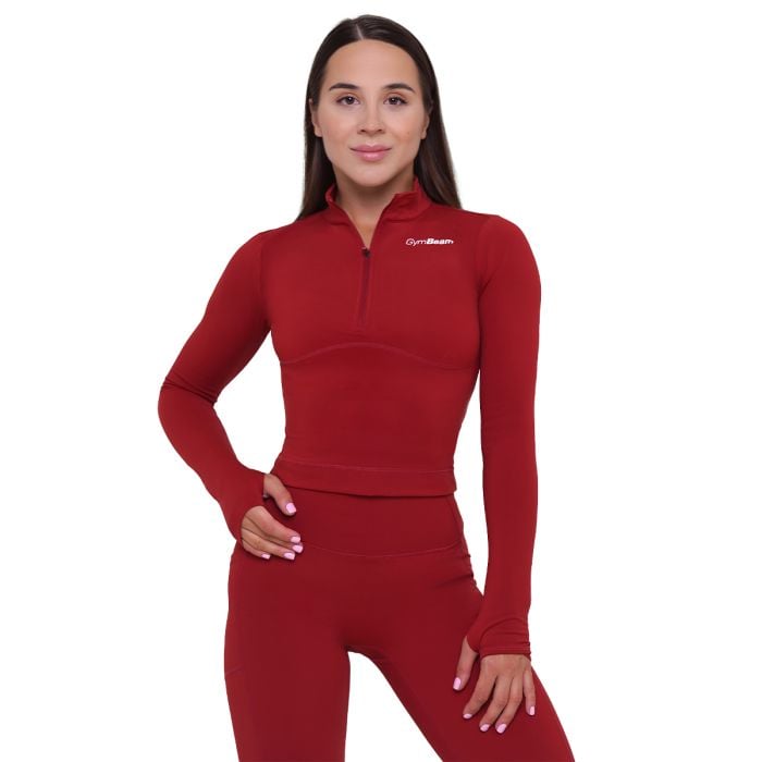 Ignite Sport-Top für Frauen in Dark Red - GymBeam XL