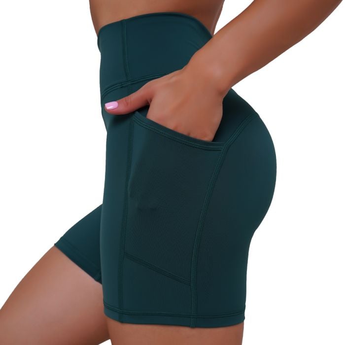 Ignite Shorts für Frauen in Dark Green - GymBeam XXL