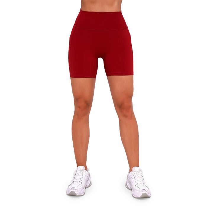 Ignite Shorts für Frauen in Dark Red - GymBeam XL