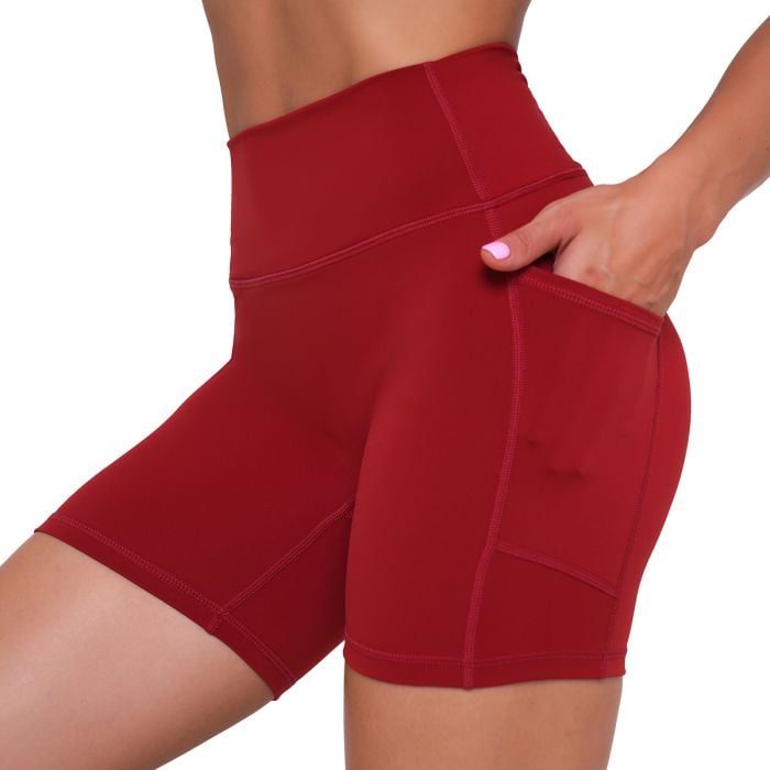 Ignite Shorts für Frauen in Dark Red - GymBeam XL