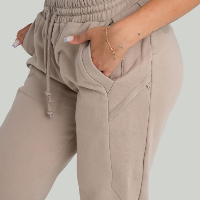 Jogginghose für Frauen in Taupe - STRIX XL