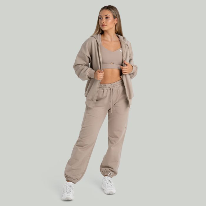 Jogginghose für Frauen in Taupe - STRIX XL