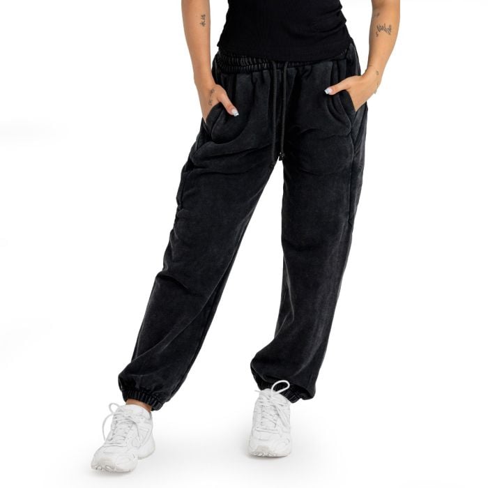 Jogginghose für Frauen in Washed Black - STRIX M