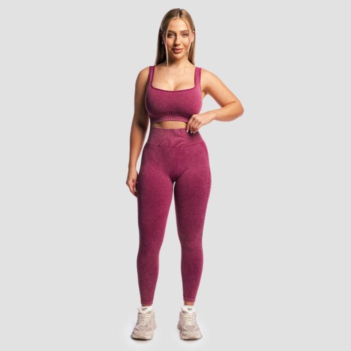 LIFT Nahtlose Leggings für Frauen in Plum - GymBeam S