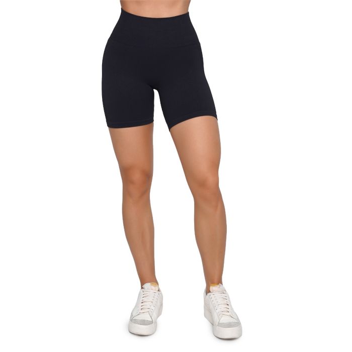 LIFT Nahtlose Shorts für Frauen in Black - GymBeam S