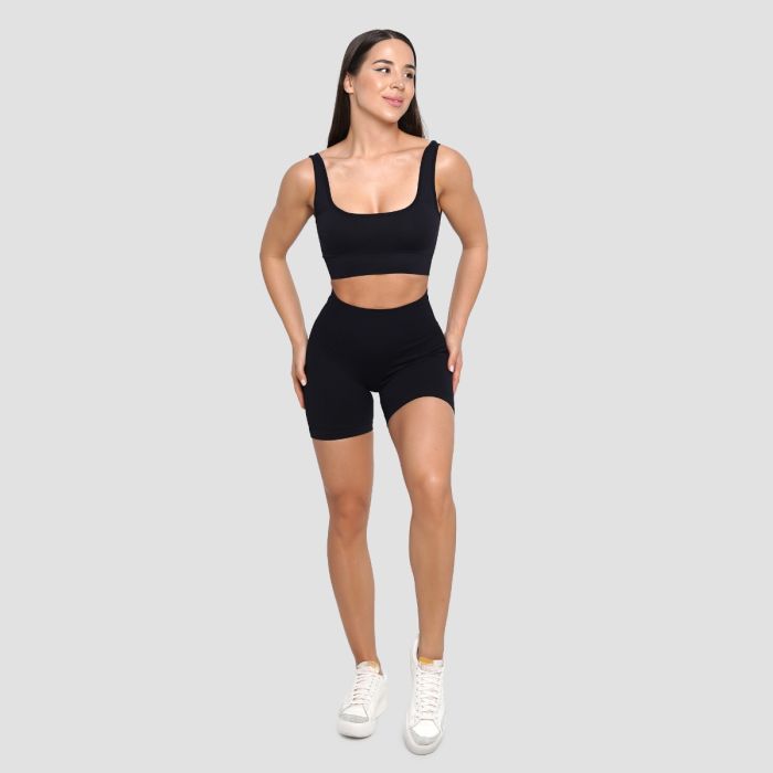 LIFT Nahtlose Shorts für Frauen in Black - GymBeam S