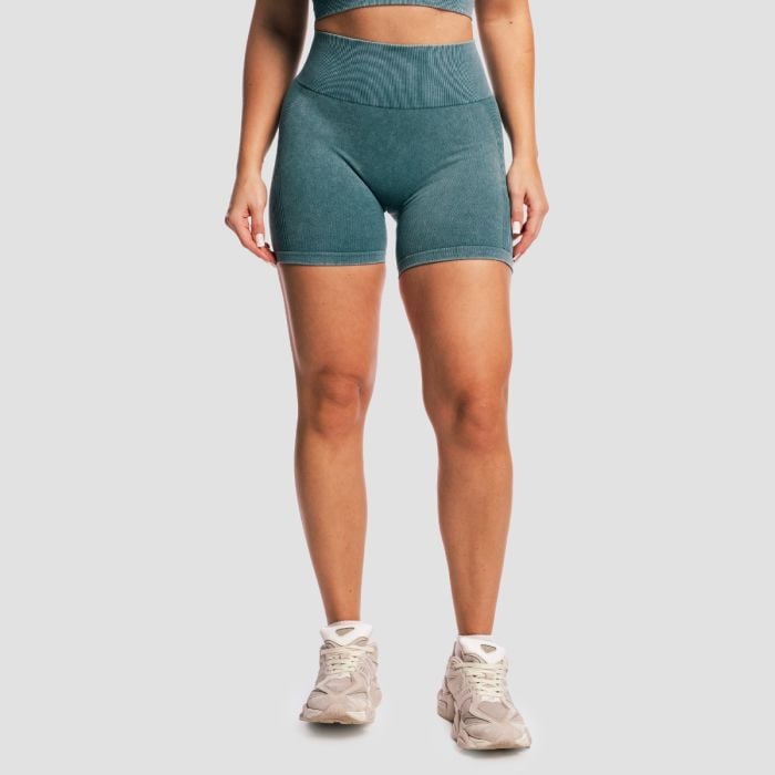 Women‘s Lift Seamless Shorts Petrol - GymBeam M