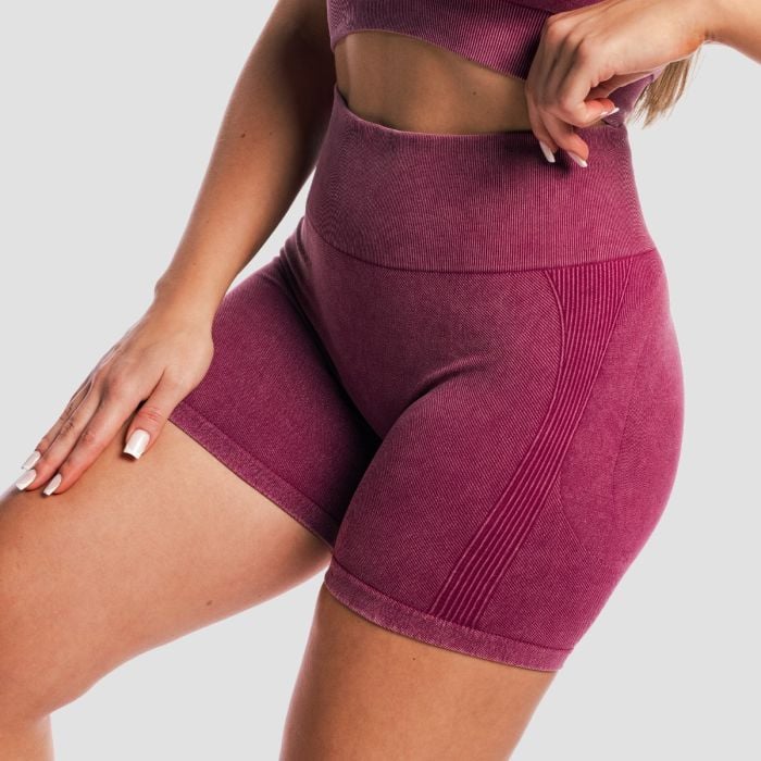 LIFT Nahtlose Shorts für Frauen in Plum - GymBeam XL