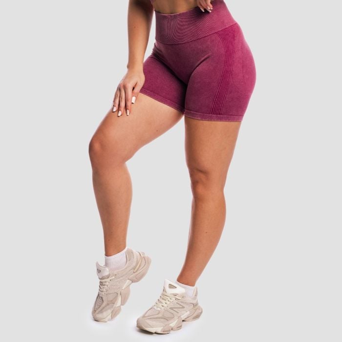 LIFT Nahtlose Shorts für Frauen in Plum - GymBeam XL