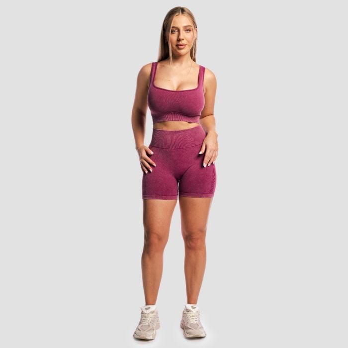 LIFT Nahtlose Shorts für Frauen in Plum - GymBeam XL