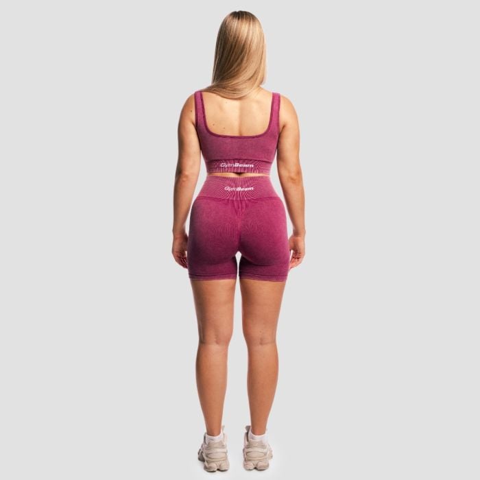 LIFT Nahtlose Shorts für Frauen in Plum - GymBeam XL