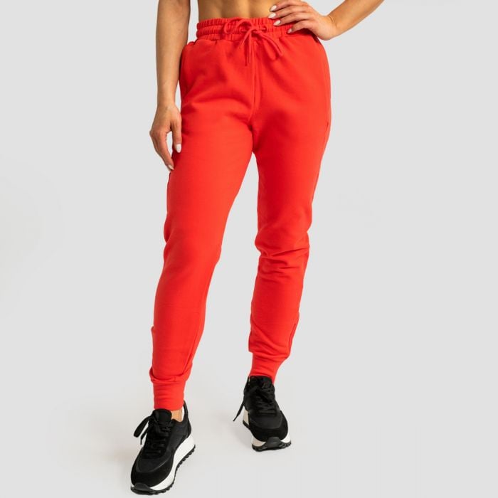 Limitless Jogginghose für Frauen Hot Red - GymBeam M
