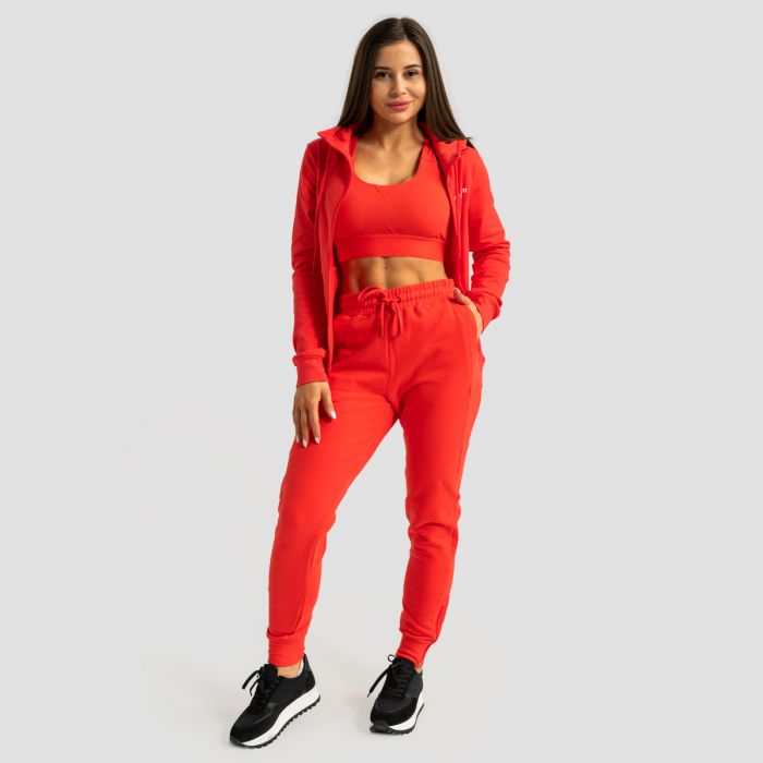 Limitless Jogginghose für Frauen Hot Red - GymBeam M