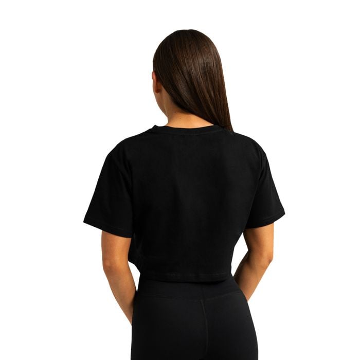 Limitless Cropped T-Shirt für Frauen in Black - GymBeam M